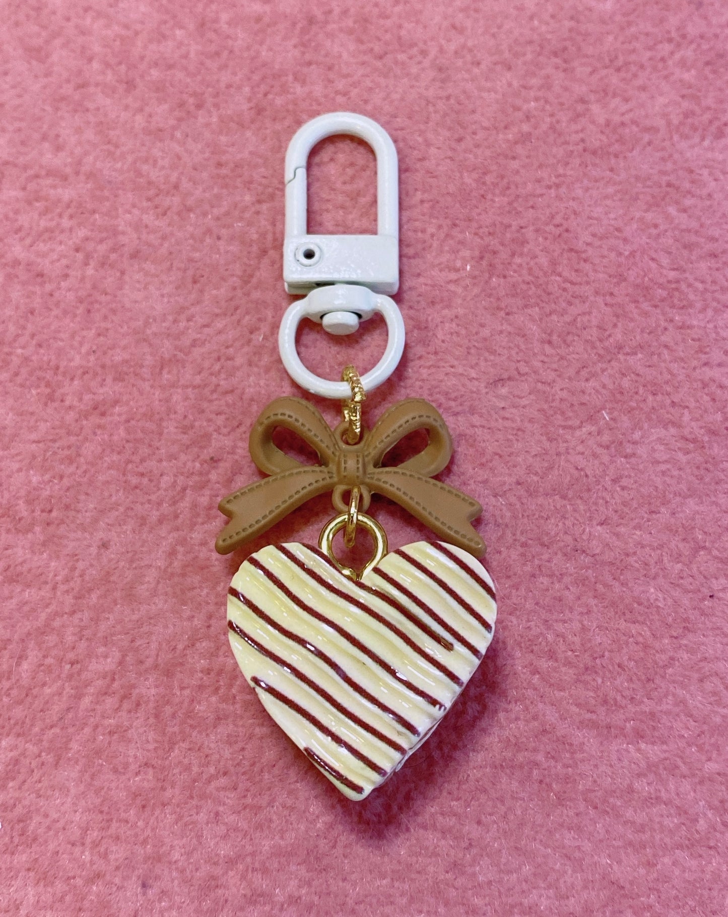Heart Cookie Bag Charm