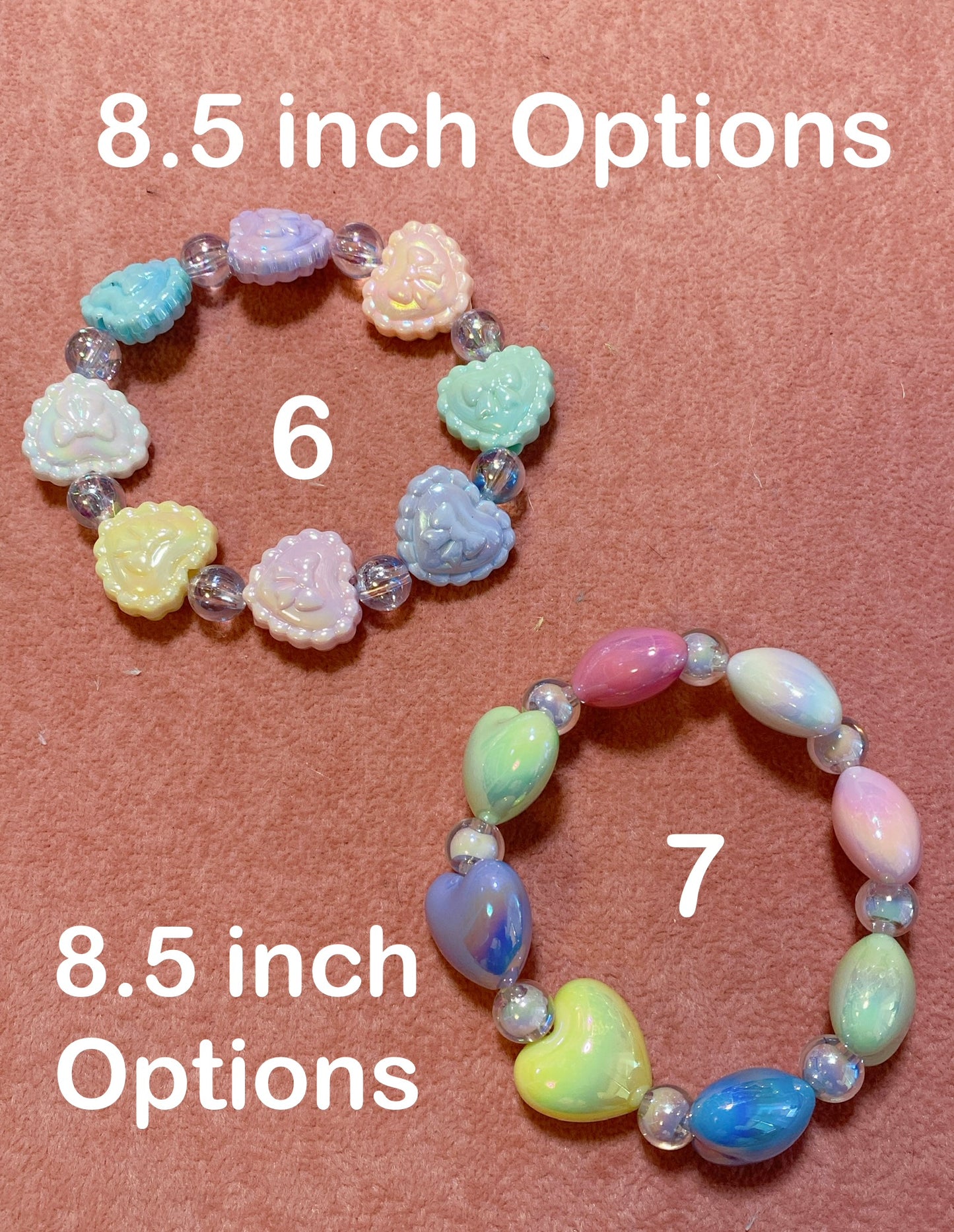 Rainbow Hearts Bracelet