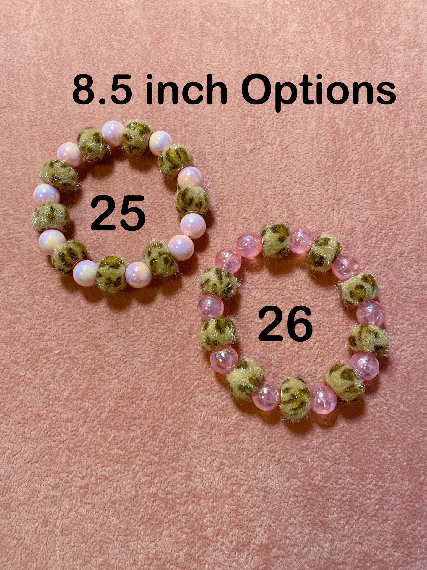 Fluffy Leopard Bracelet
