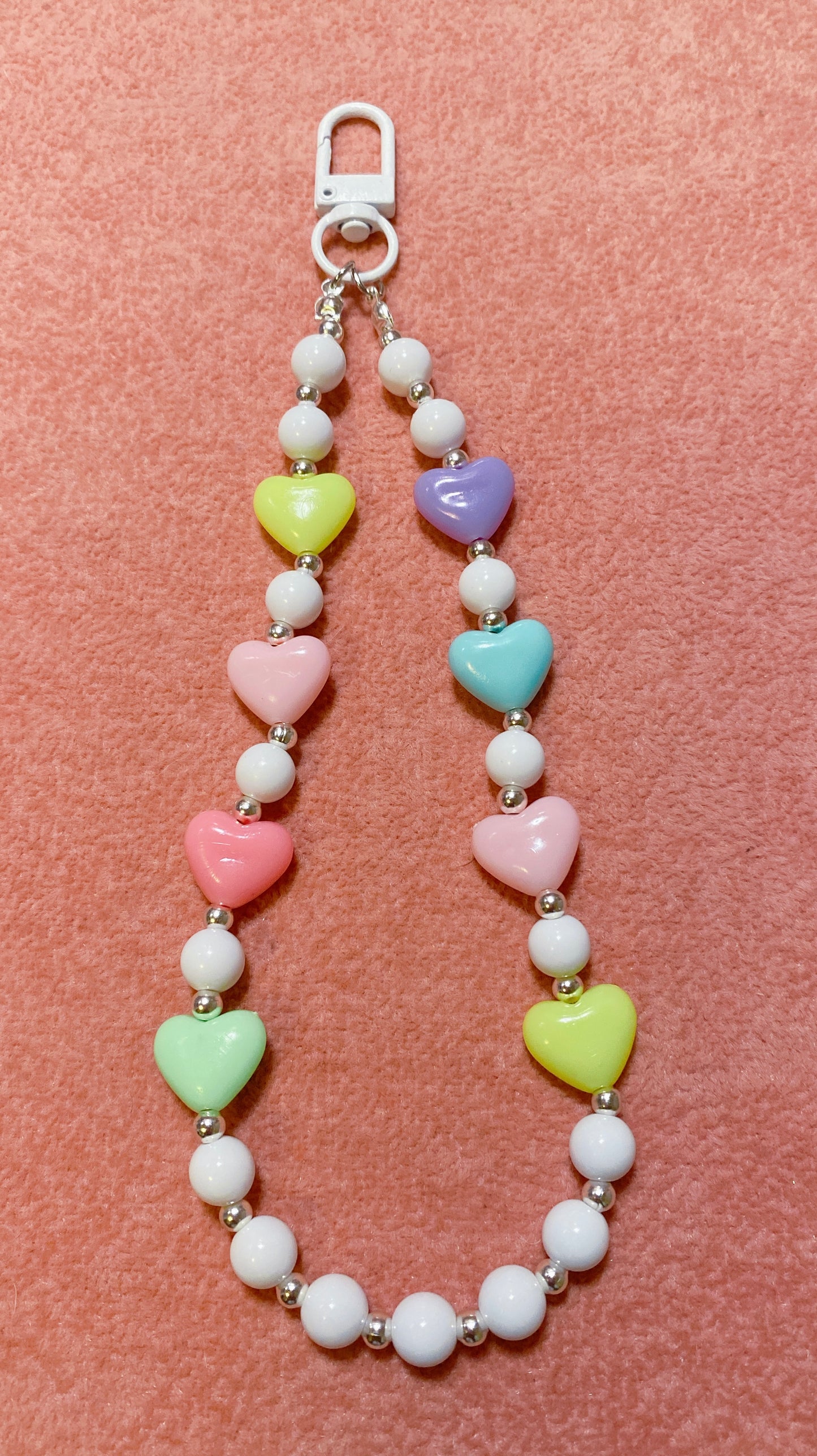 Candy Hearts Bag Chain