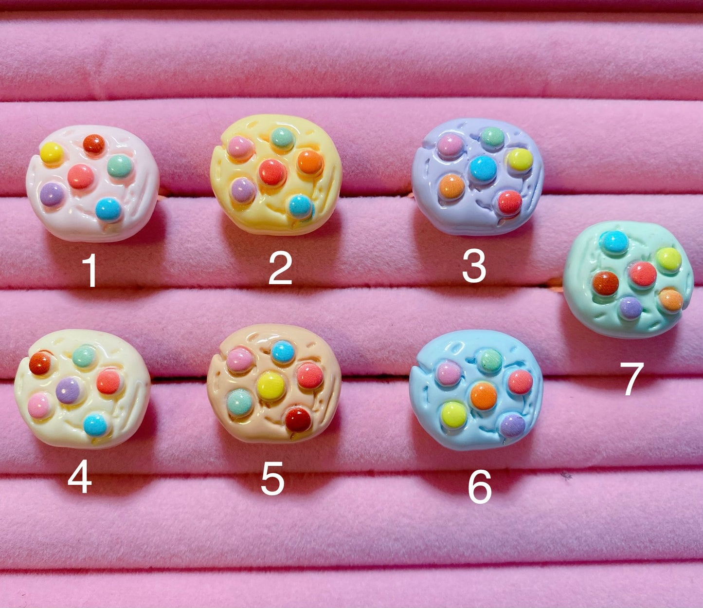 Rainbow Cookie Ring