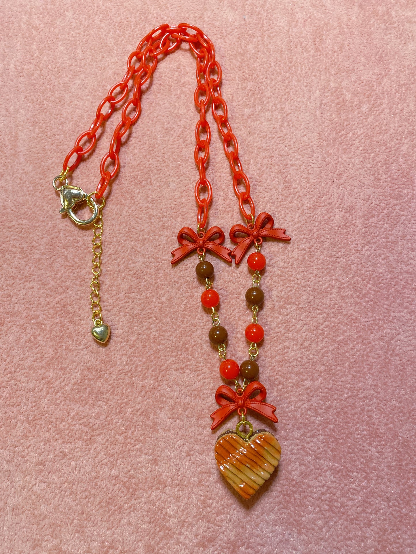 Heart Cookie Necklace