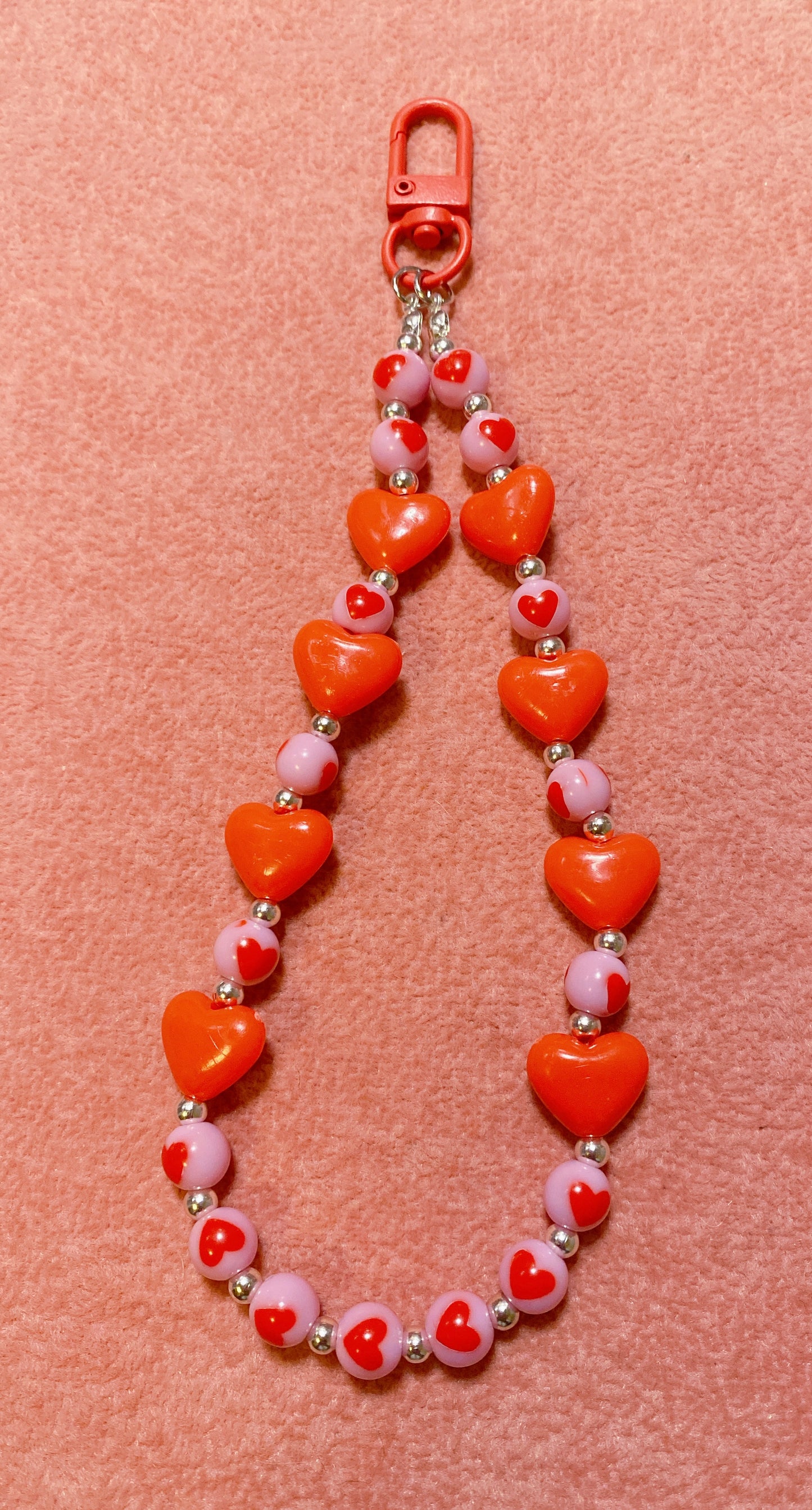 Candy Hearts Bag Chain