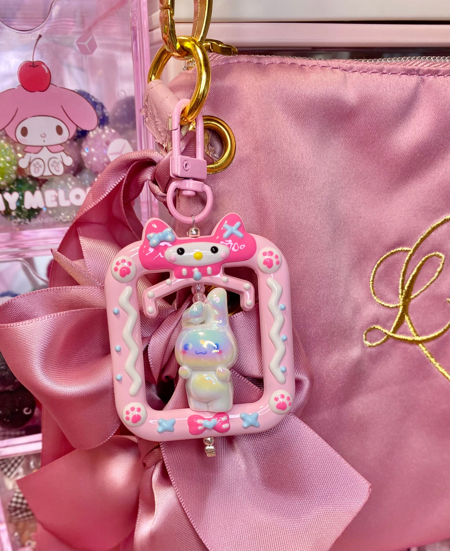 Framed Friends Keychain