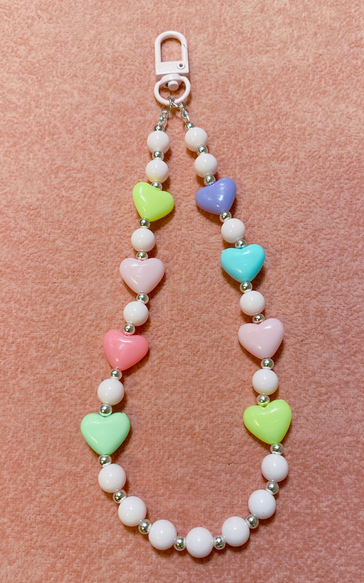 Candy Hearts Bag Chain