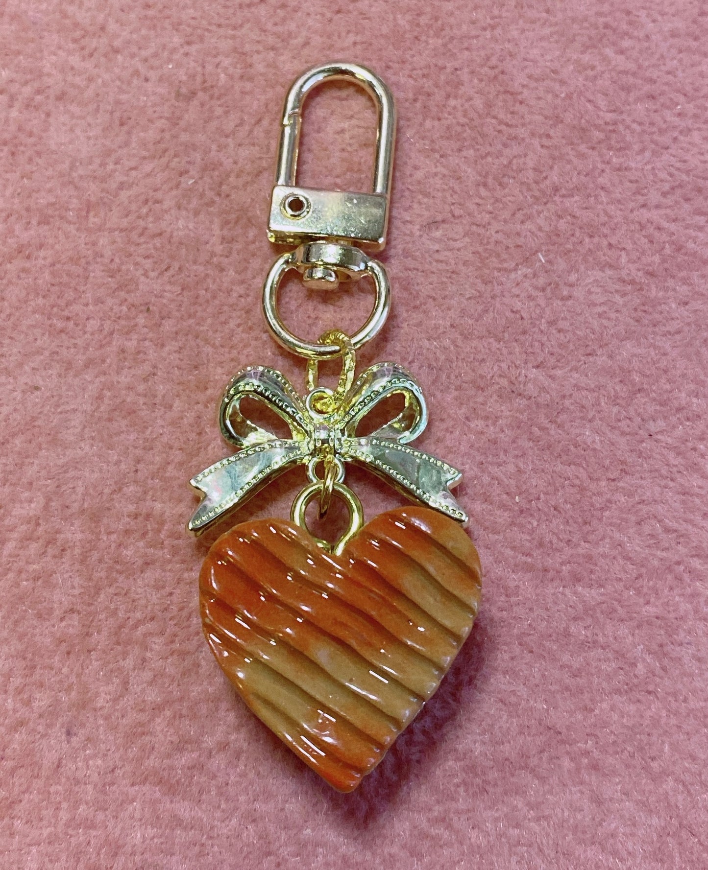 Heart Cookie Bag Charm