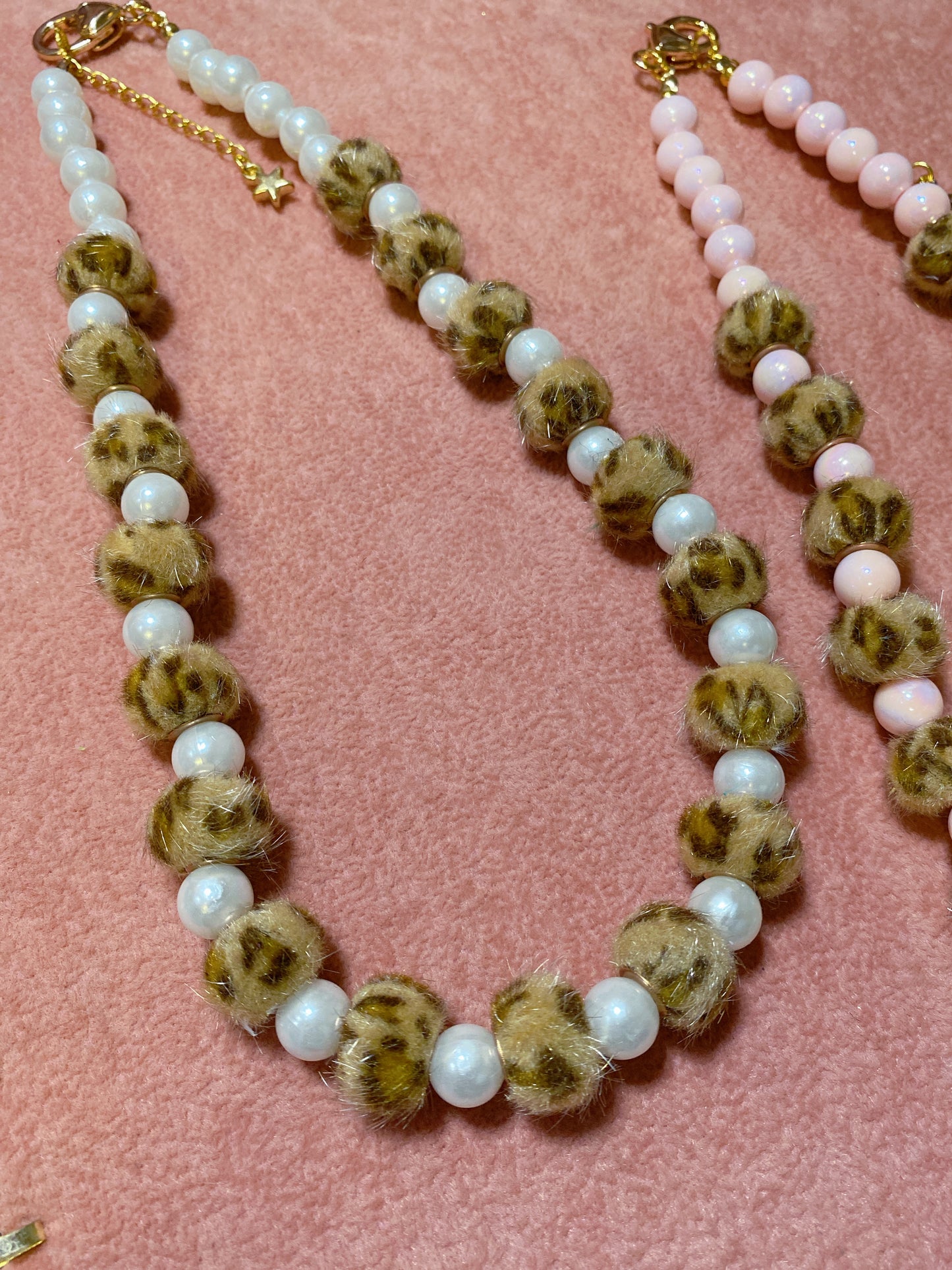 Fluffy Leopard Necklace