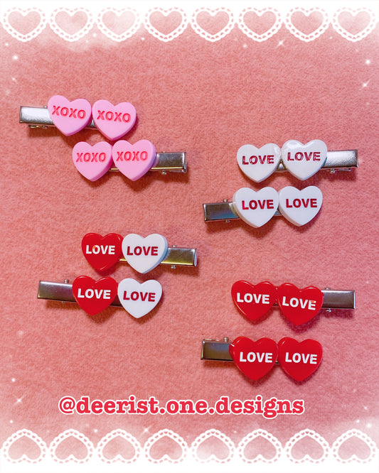 Conversation Hearts Clips