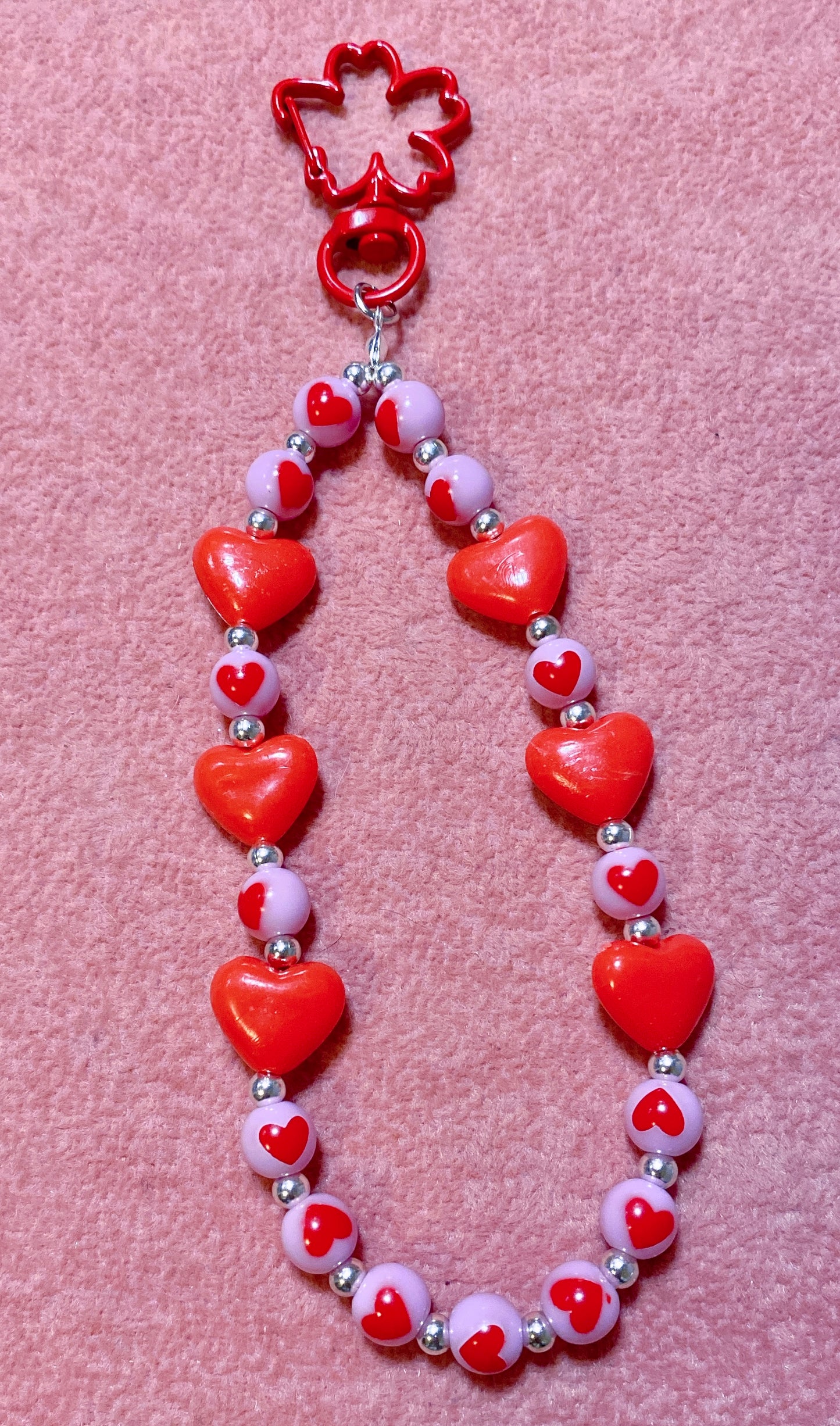 Candy Hearts Mini Keychain