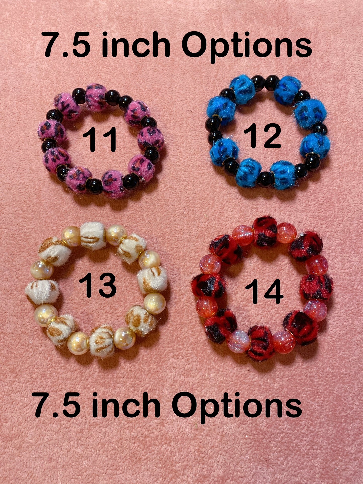 Fluffy Leopard Bracelet