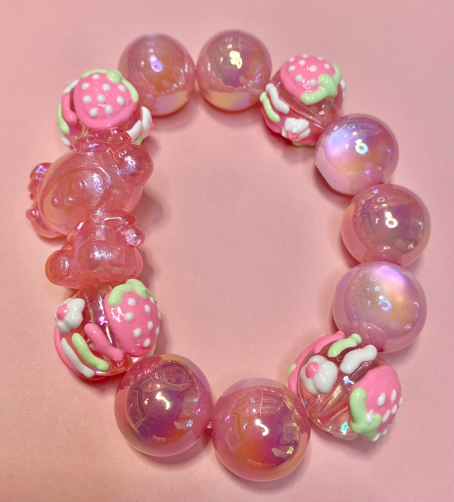 Clear Chunky Bracelet