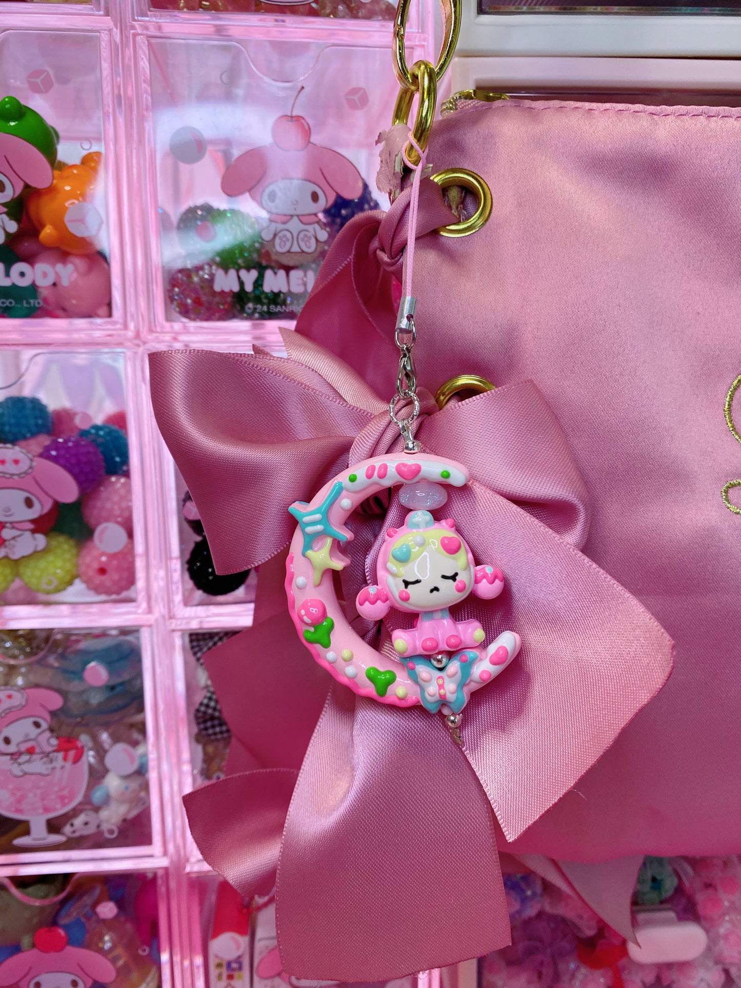 Mini Moon Keychain