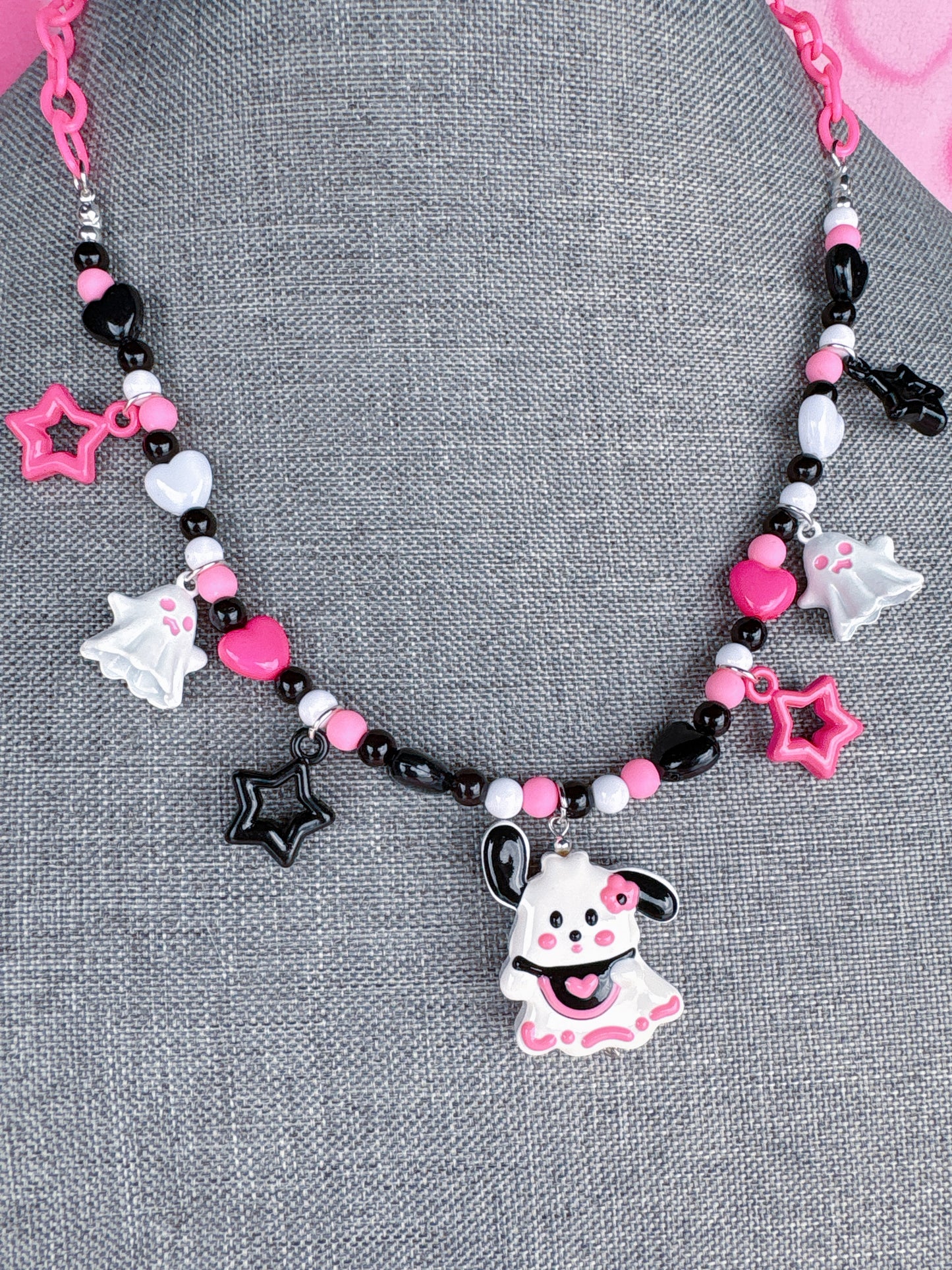 Ghost Puppy Necklace