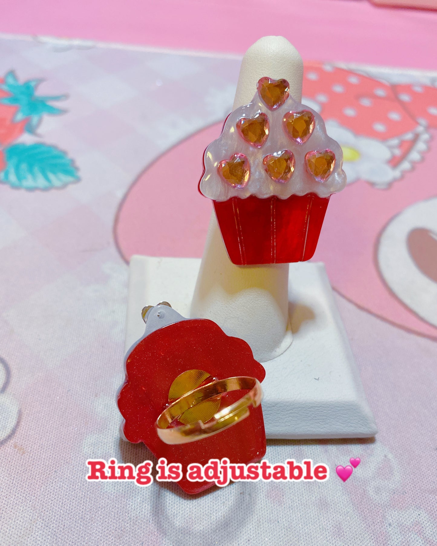 Heart Cupcake Ring