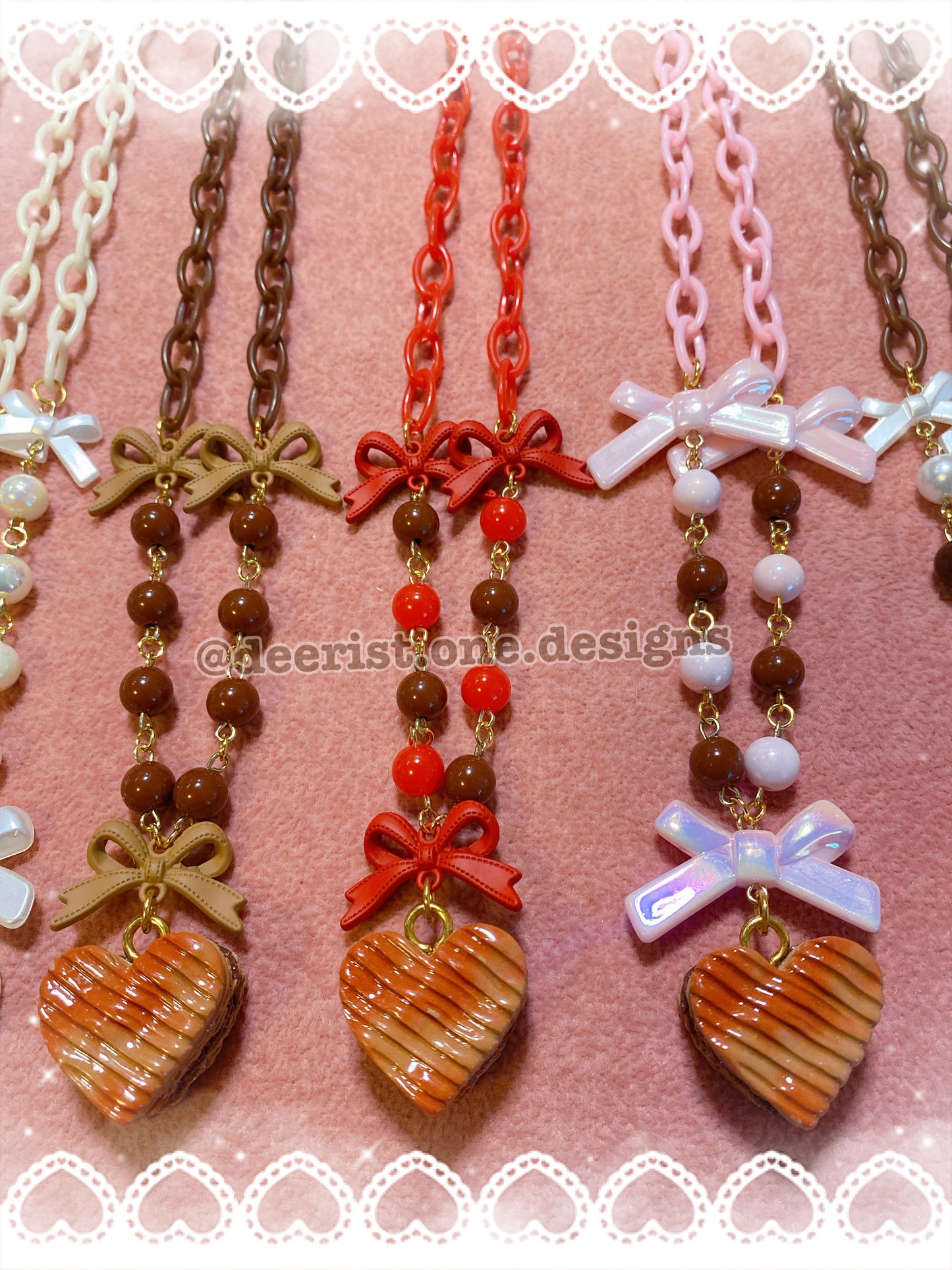 Heart Cookie Necklace