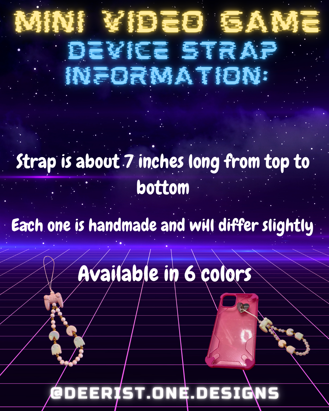 Mini Video Game Strap