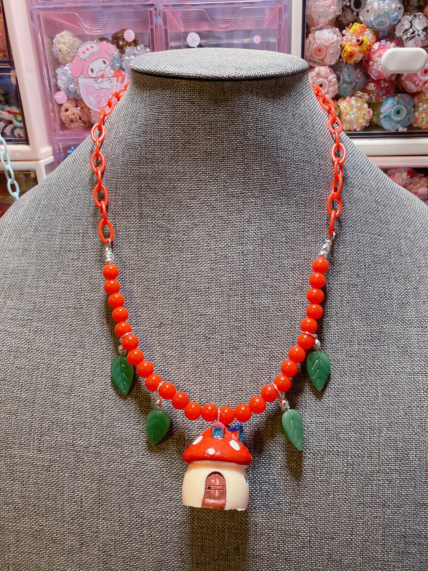 Mushroom Necklace