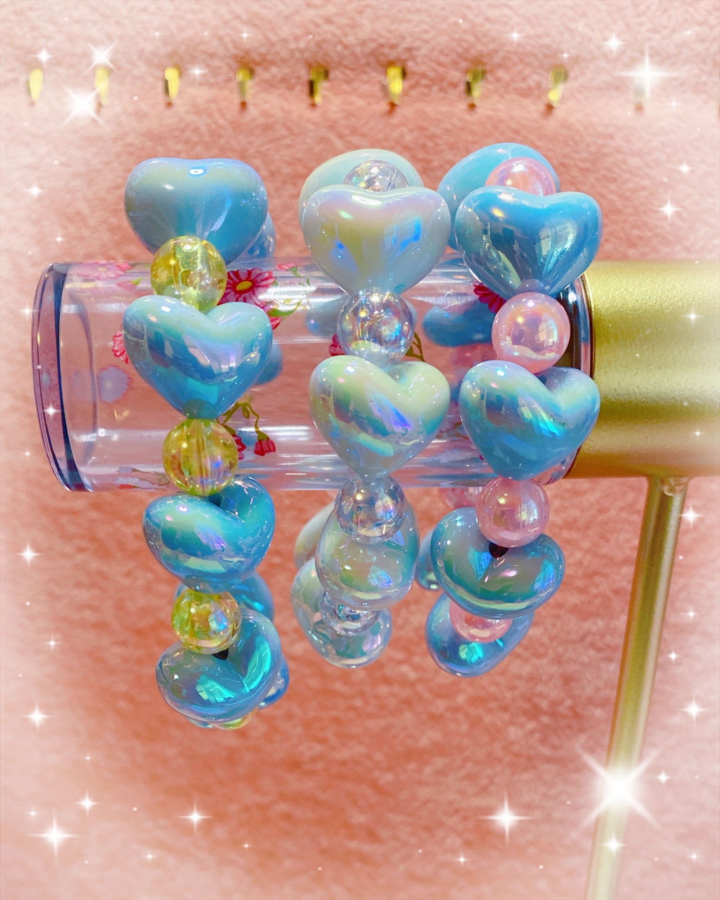 Blue Hearts Bracelet
