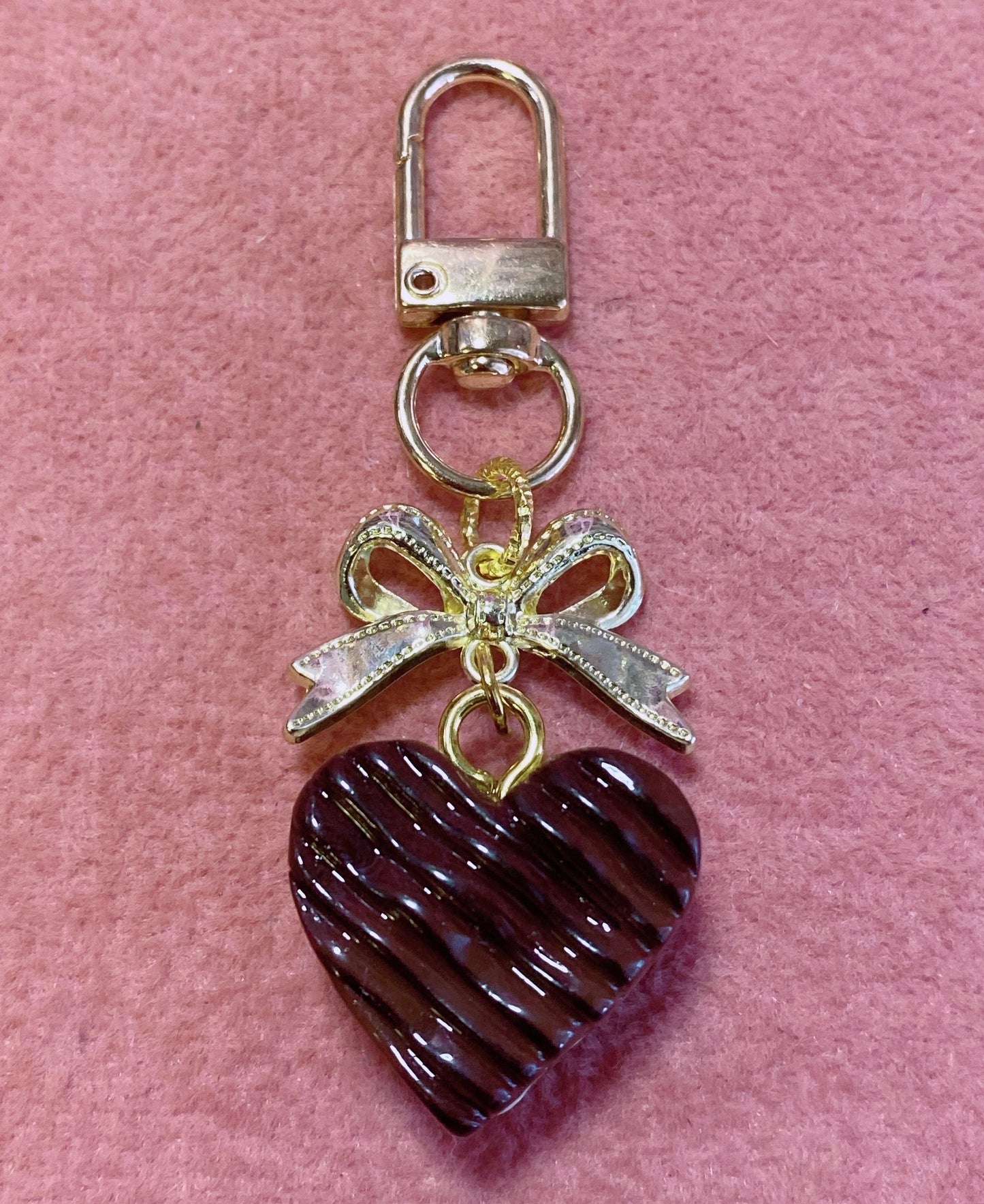 Heart Cookie Bag Charm