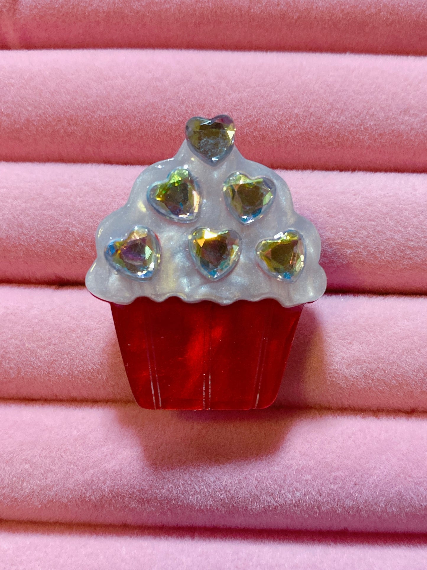 Heart Cupcake Ring