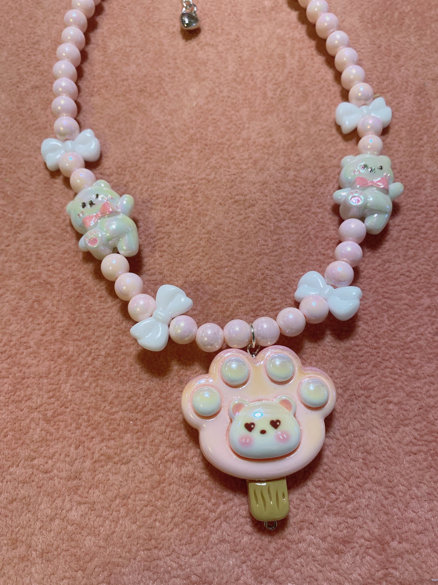 Paw Ice Cream Necklace