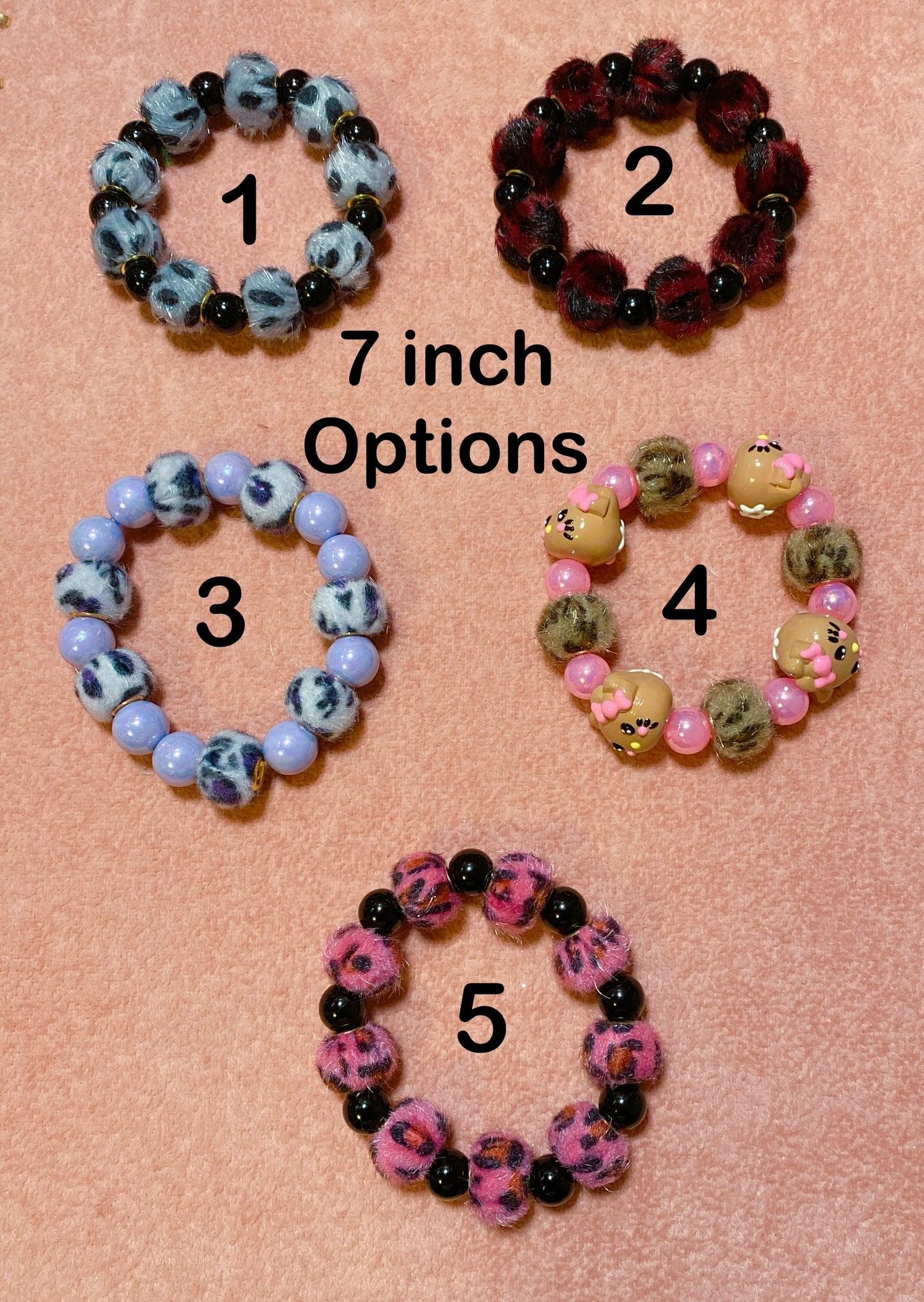 Fluffy Leopard Bracelet