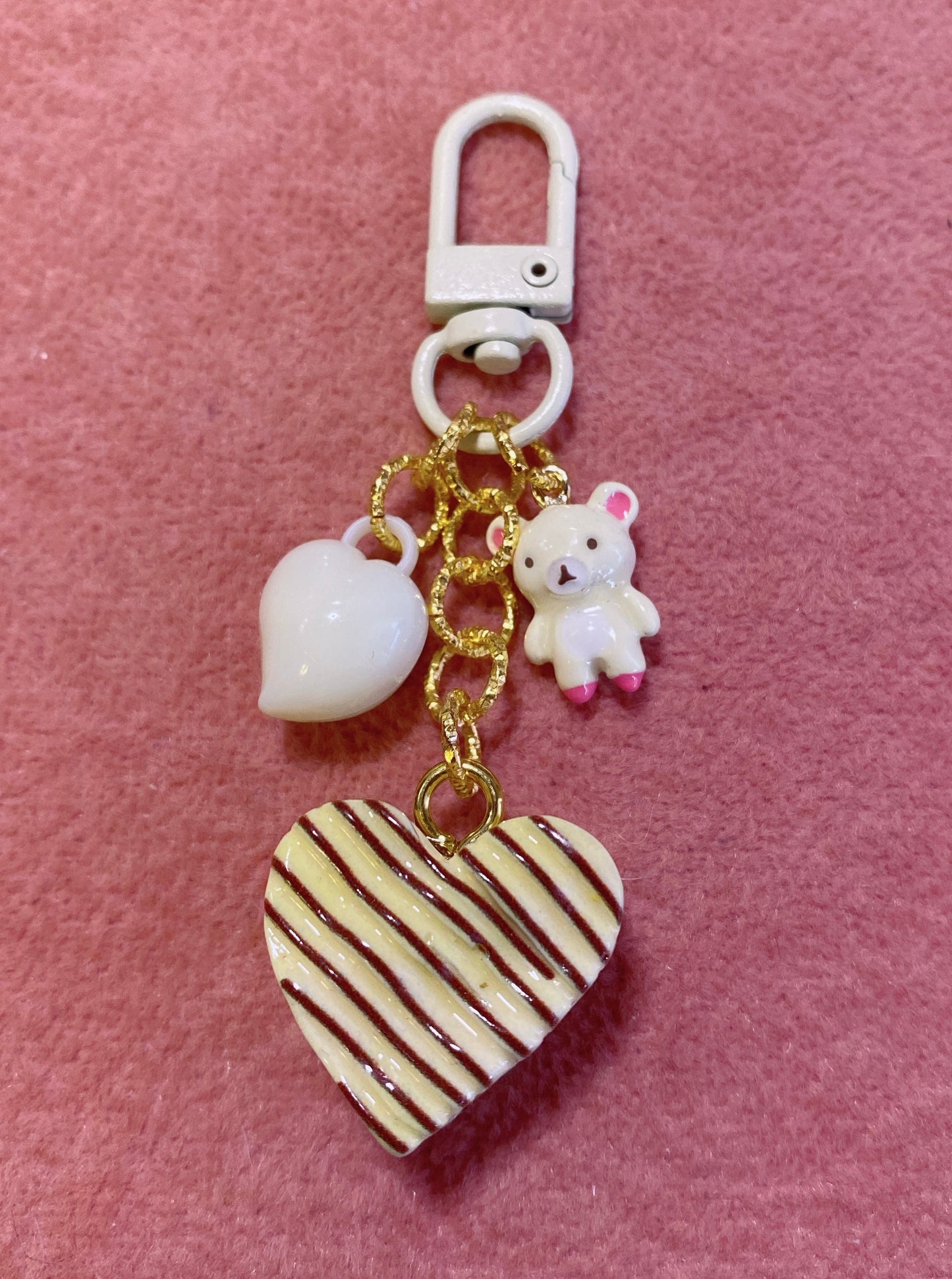 Heart Cookie Keychain