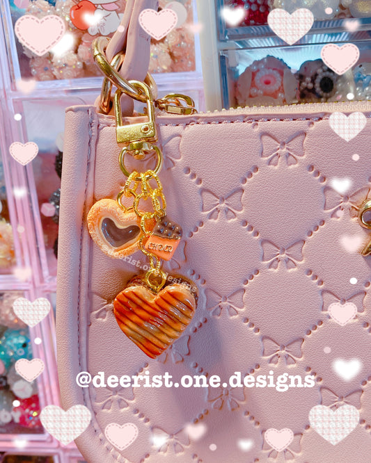Heart Cookie Keychain