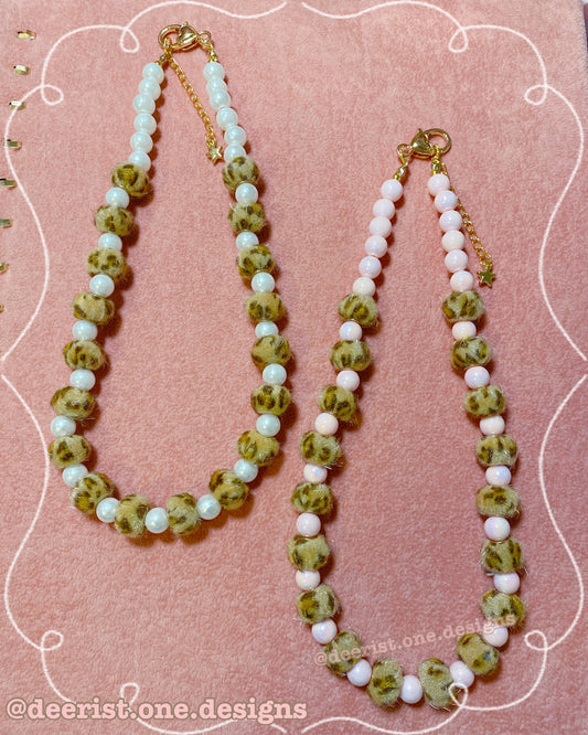 Fluffy Leopard Necklace