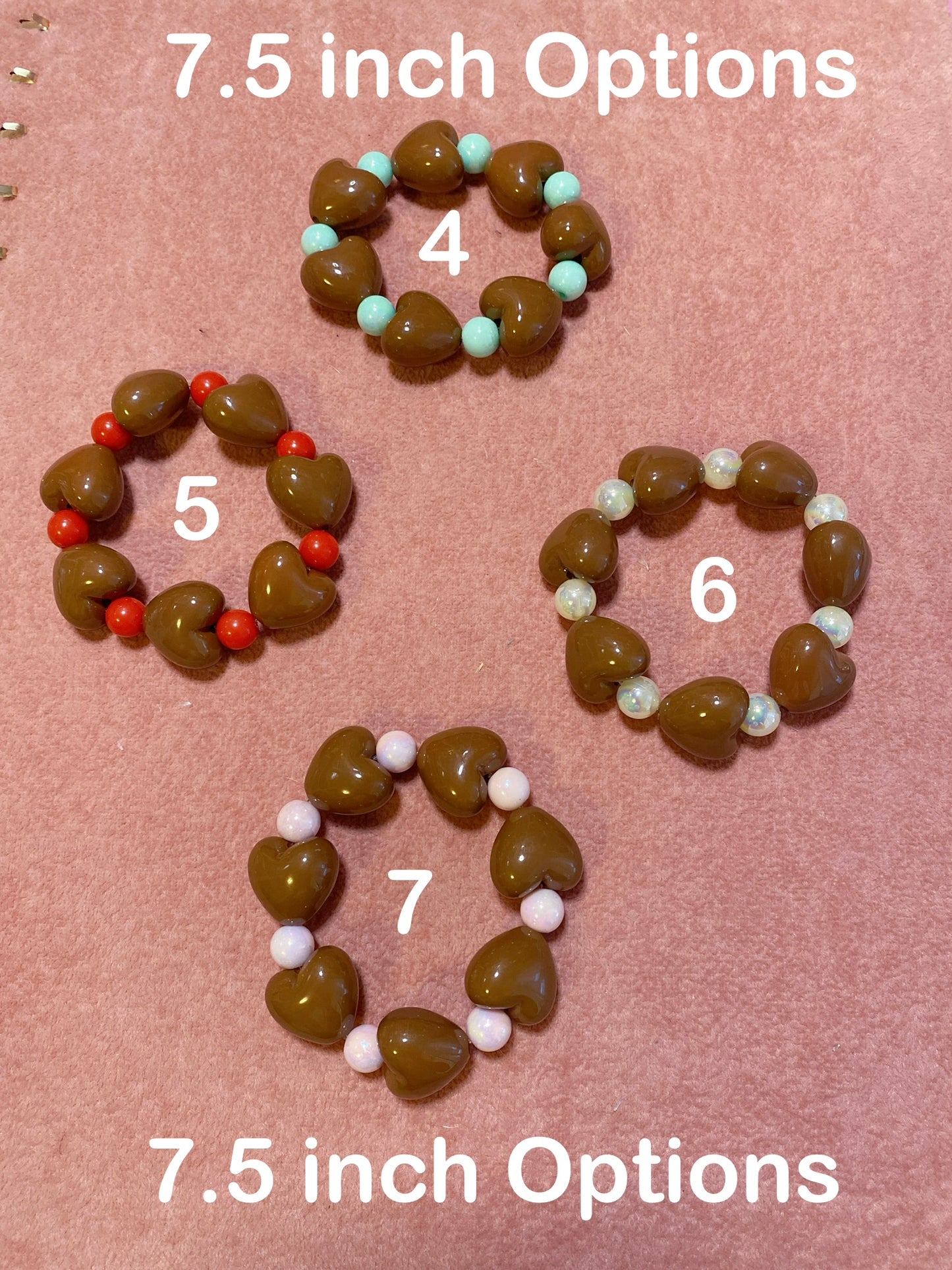 Chocolate Heart Bracelet