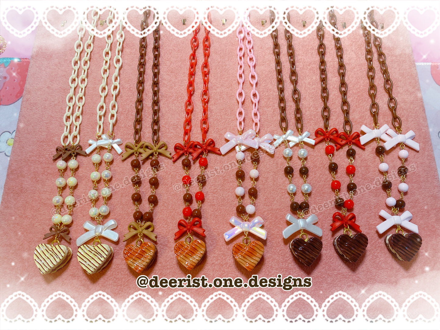 Heart Cookie Necklace