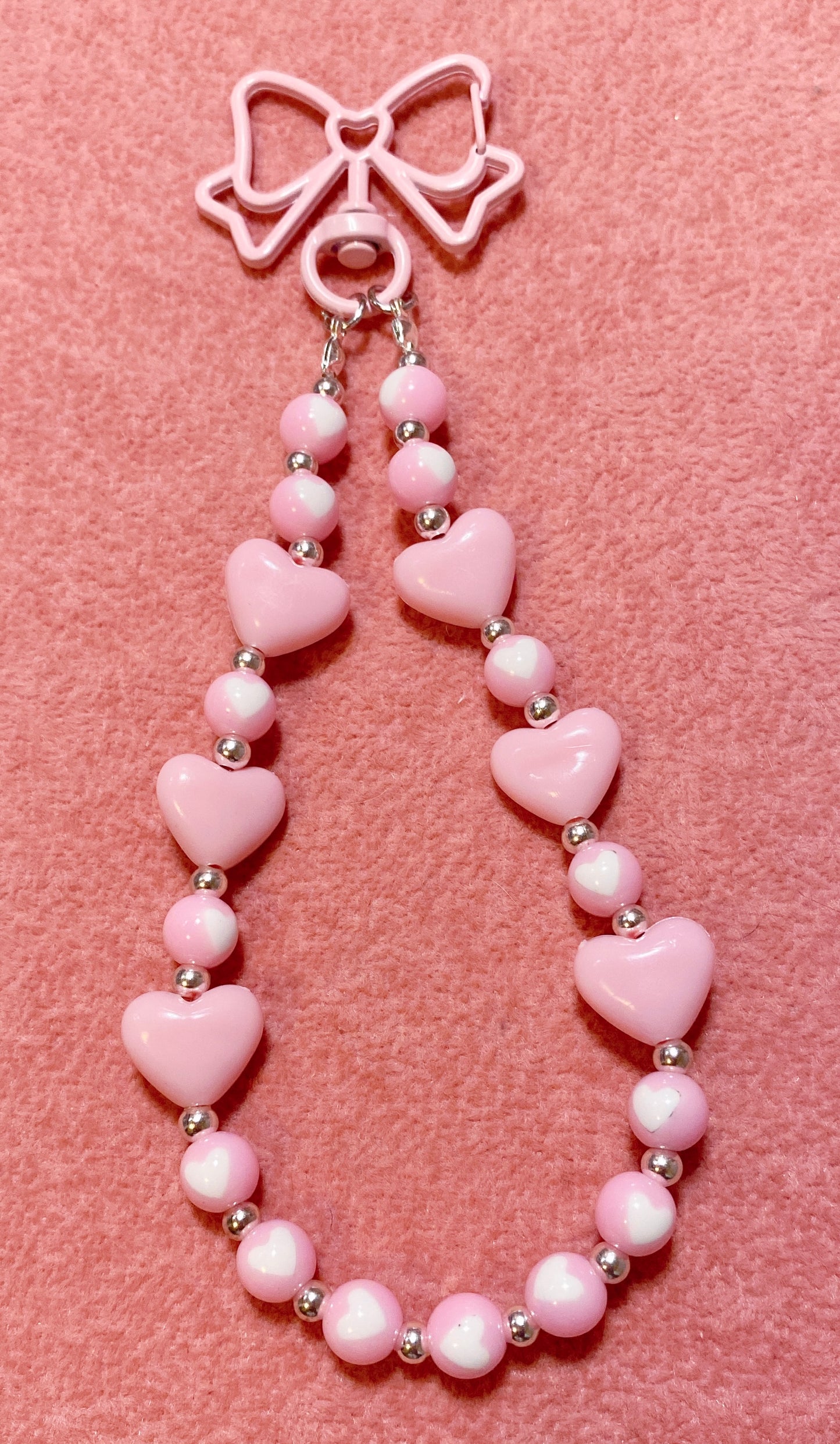 Candy Hearts Mini Keychain