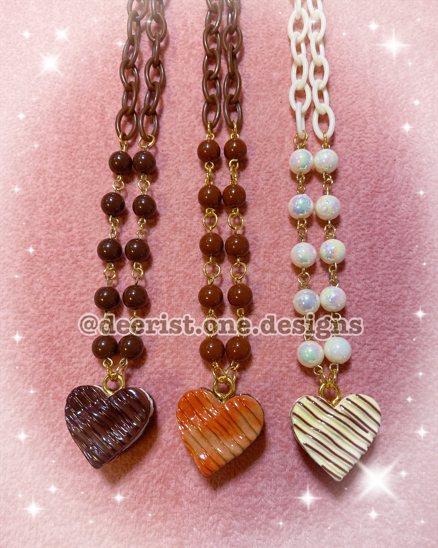 Simple Heart Cookie Necklace