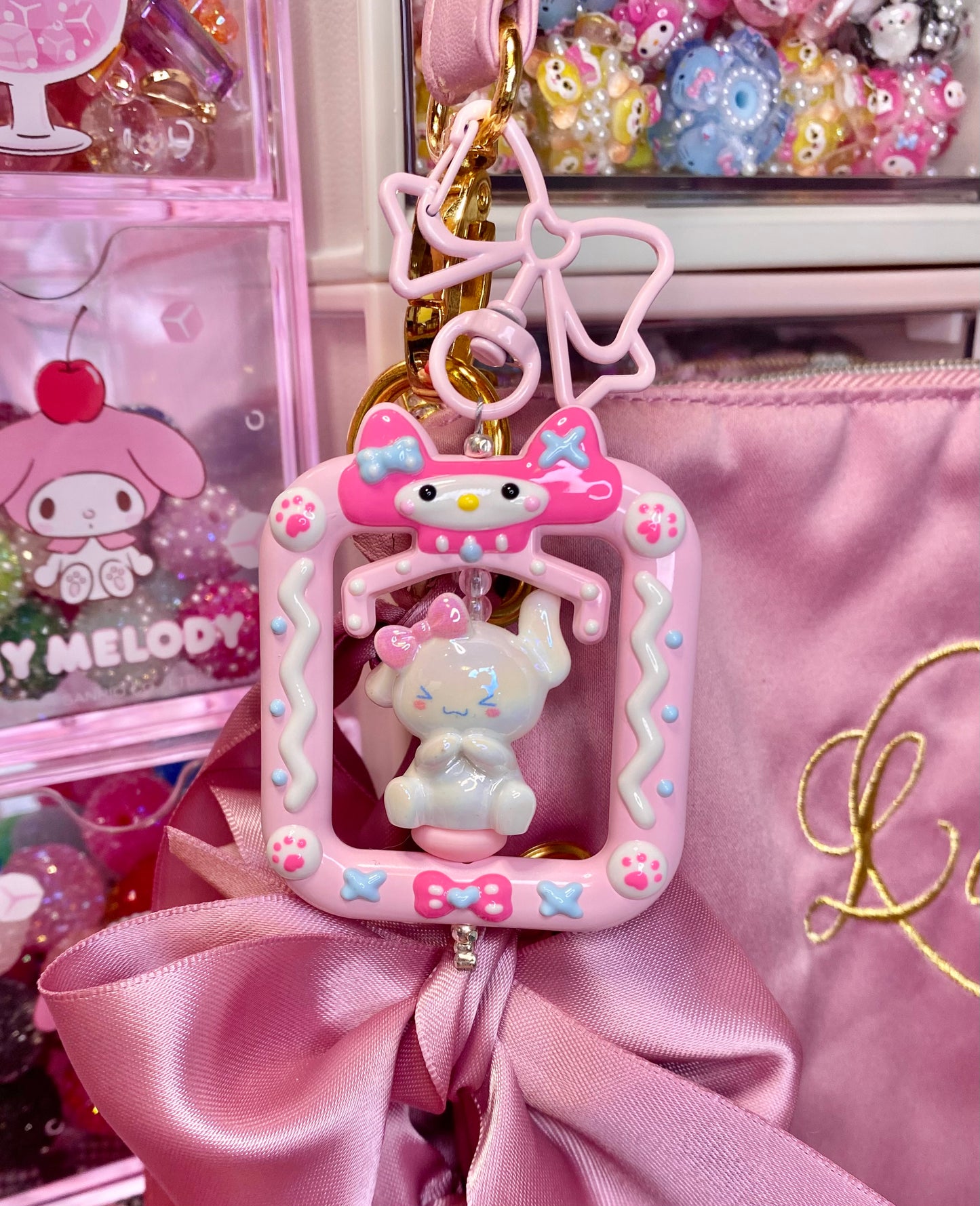 Framed Friends Keychain