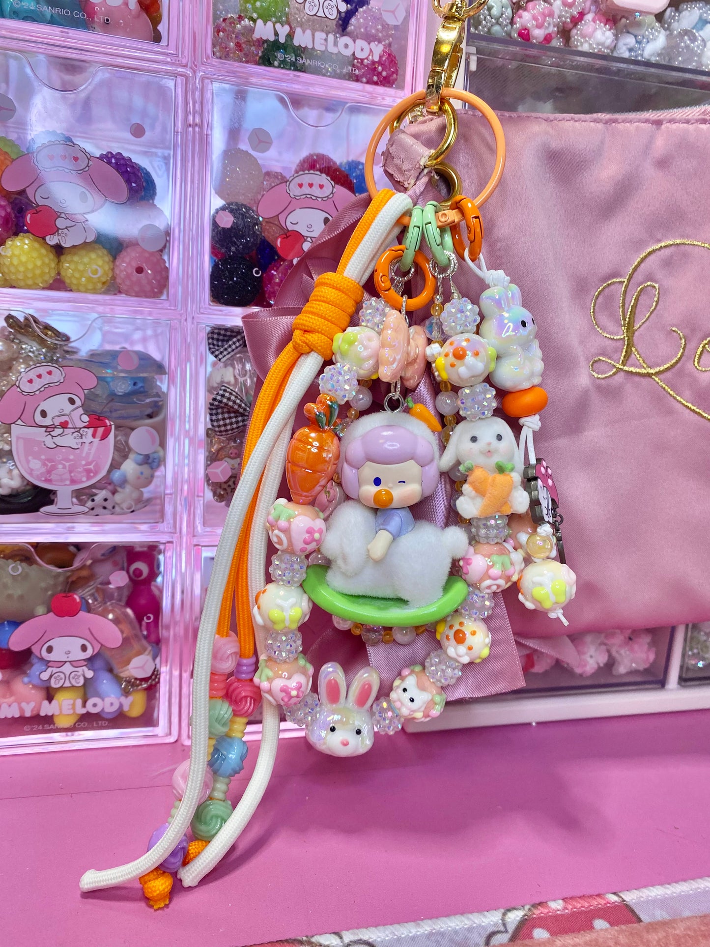 Baby Bunny Keychain