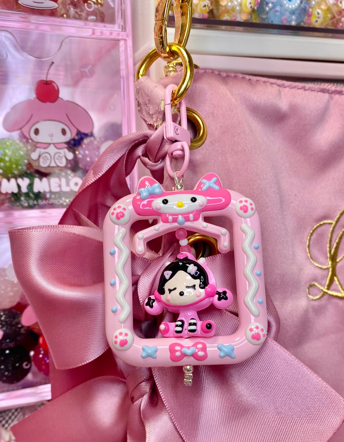Framed Friends Keychain