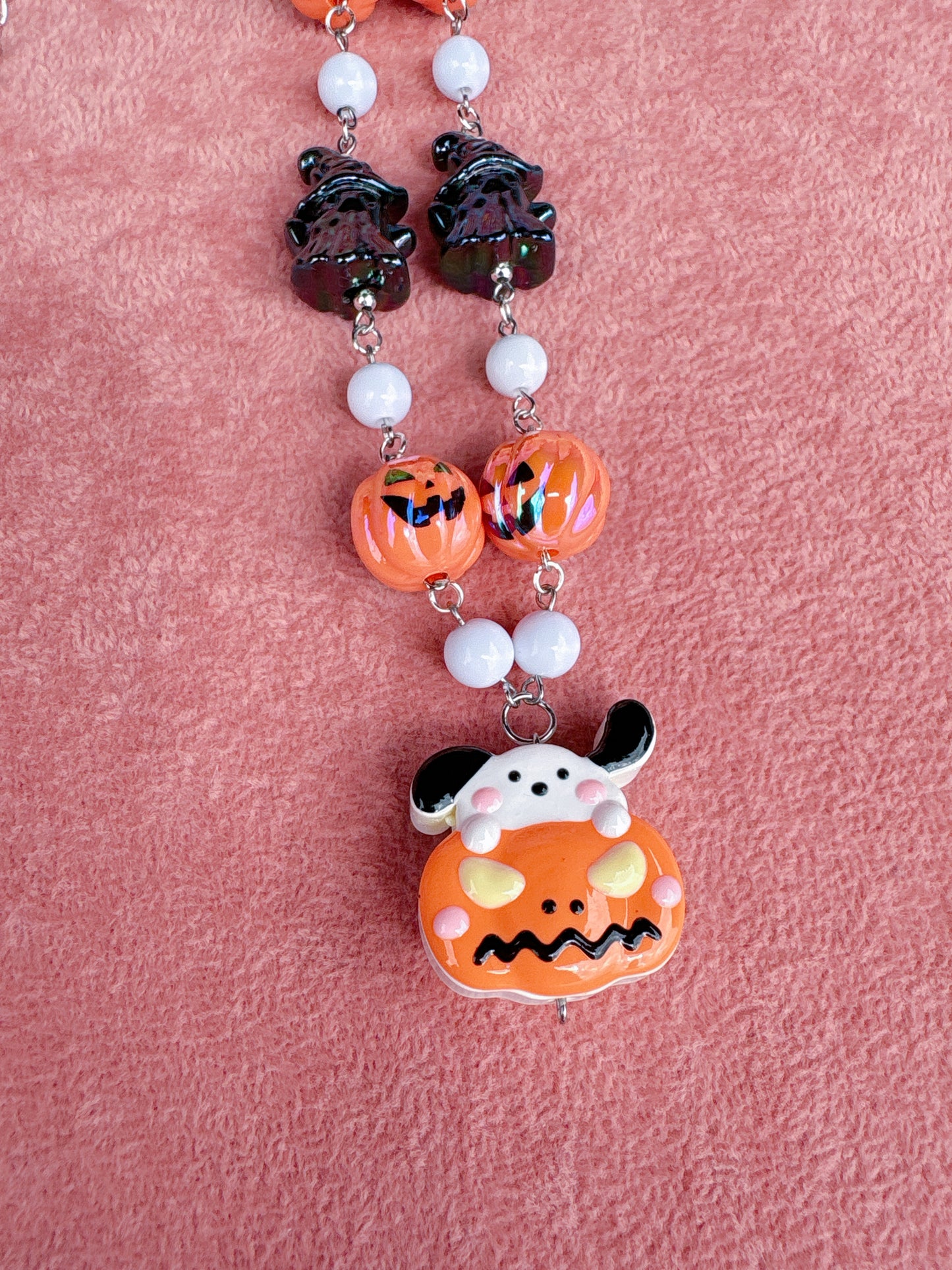 Puppy Pumpkin Necklace