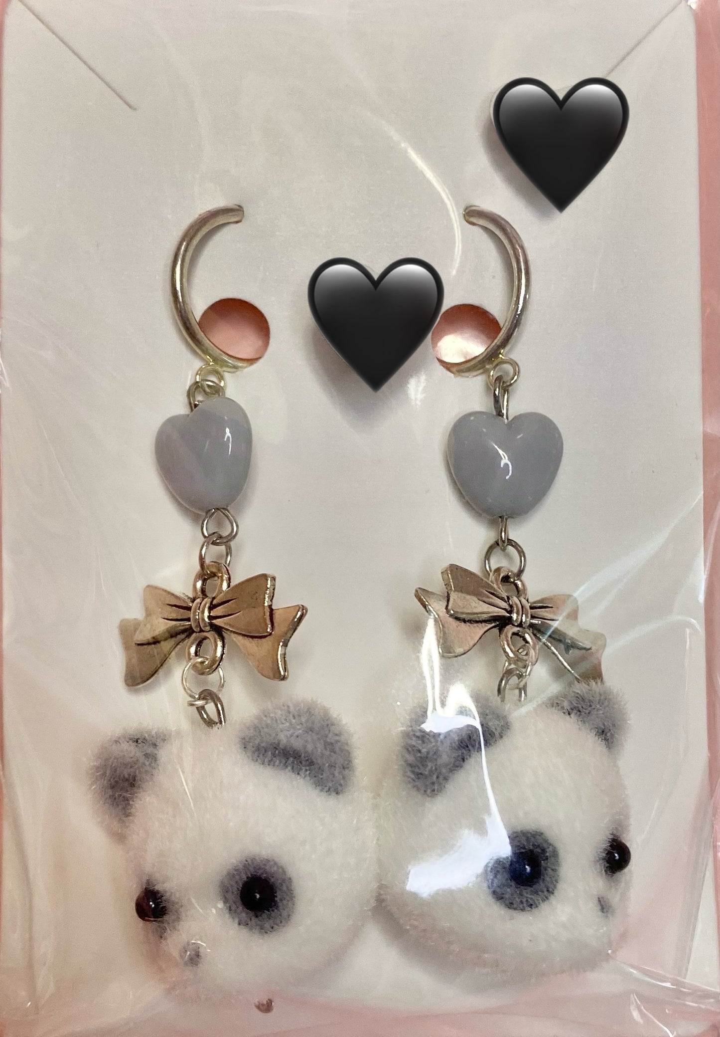 Panda Earrings