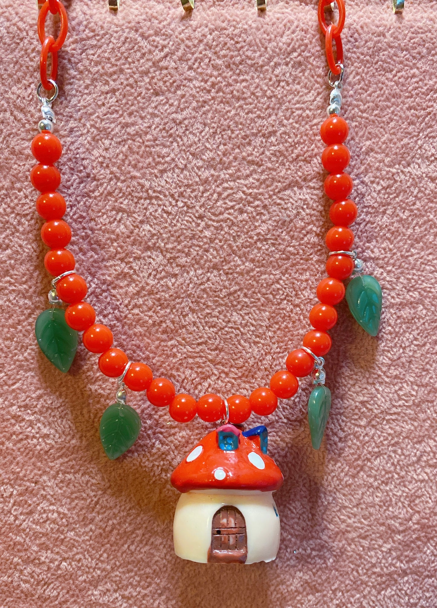Mushroom Necklace