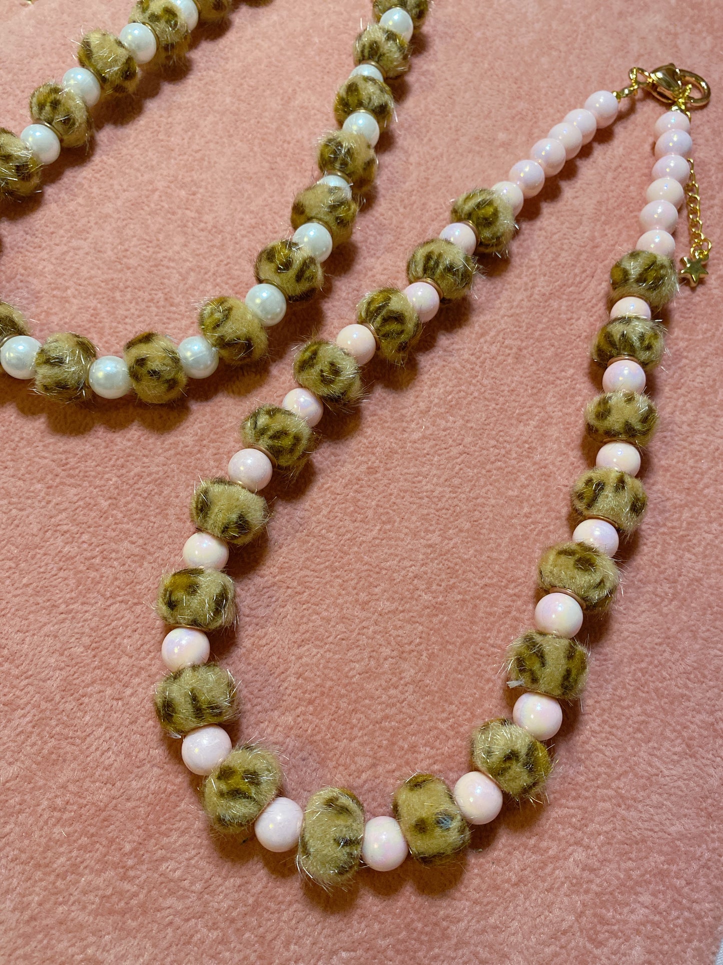 Fluffy Leopard Necklace