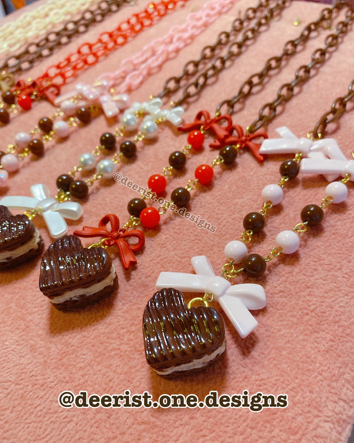 Heart Cookie Necklace