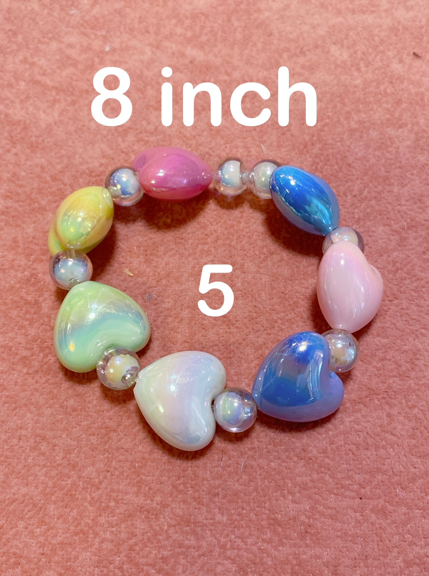 Rainbow Hearts Bracelet