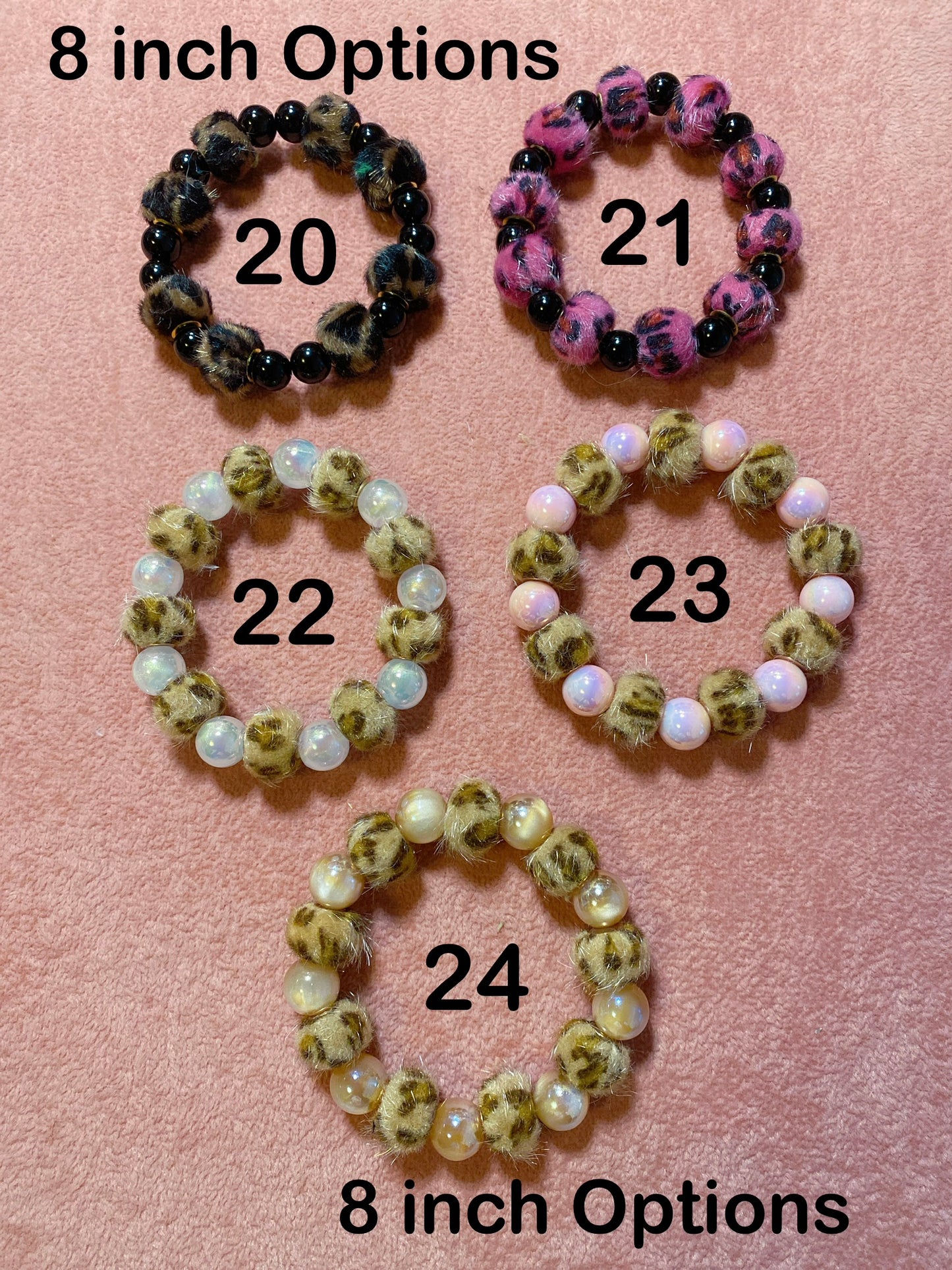Fluffy Leopard Bracelet