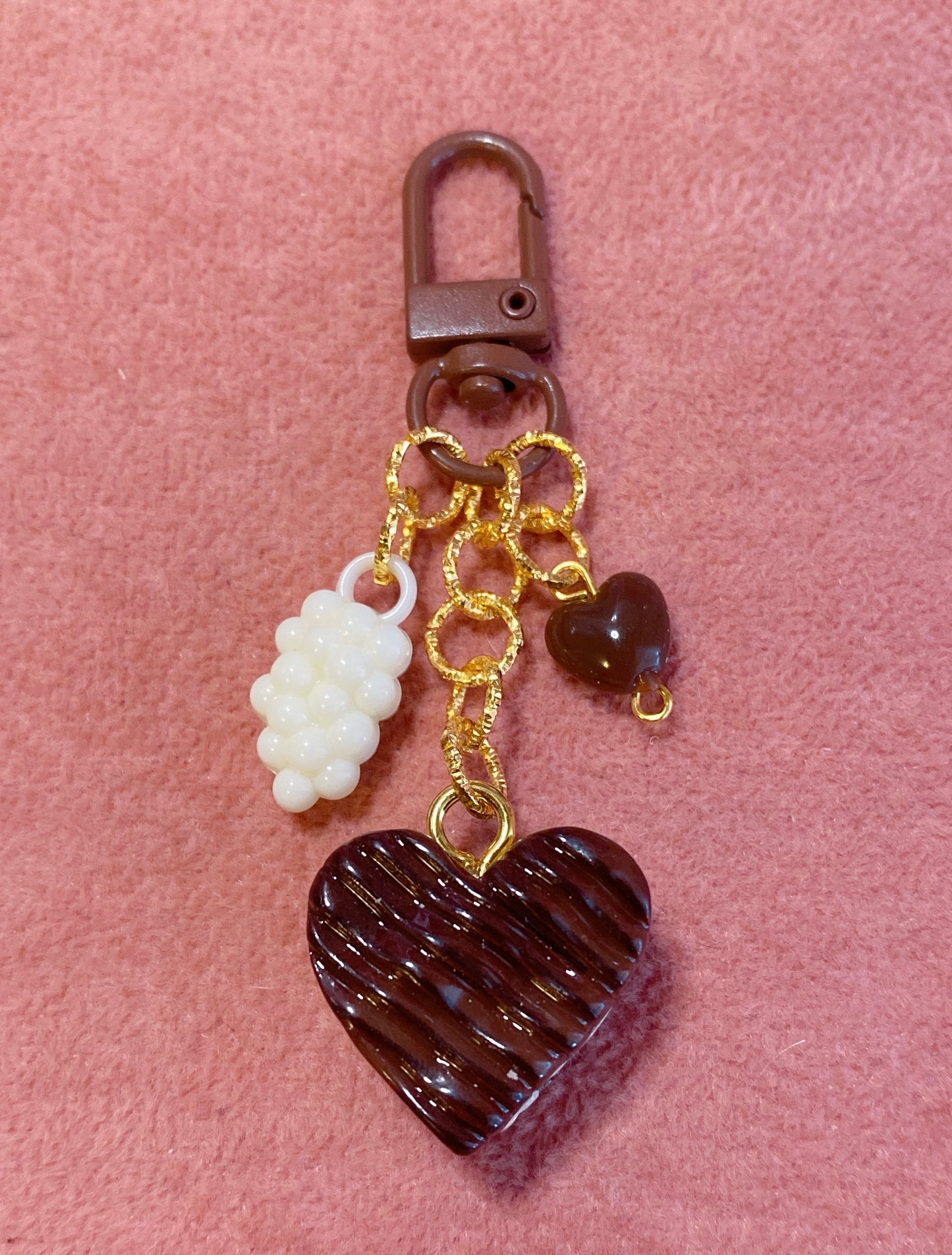 Heart Cookie Keychain