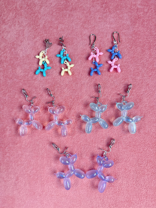 Balloon Dog Earrings
