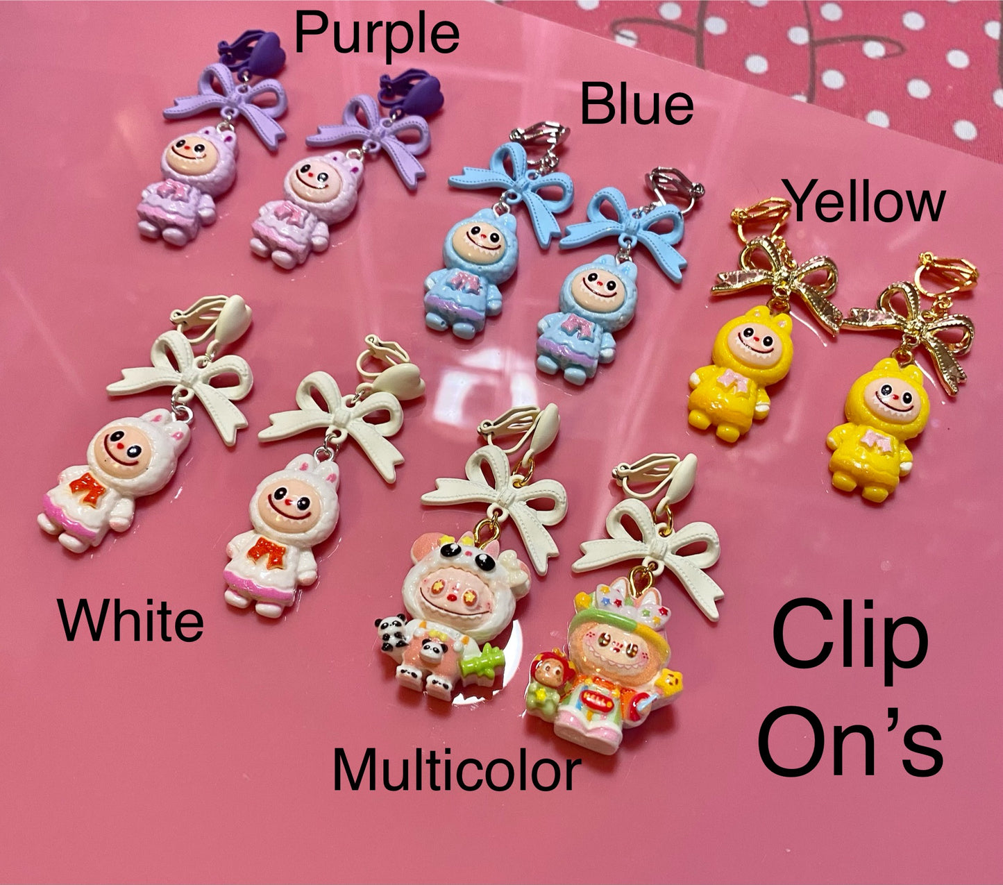 Monster Earrings
