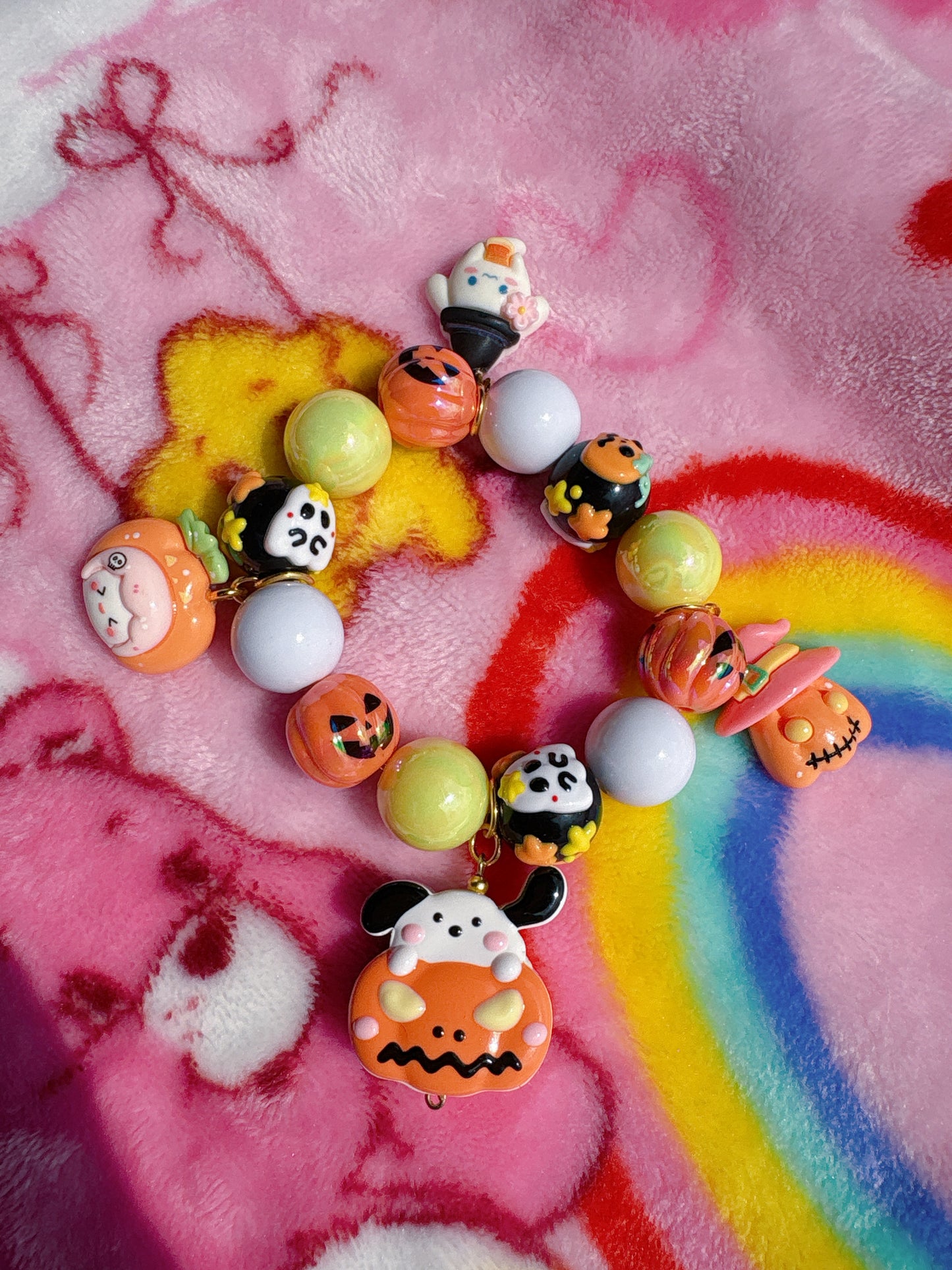 Puppy Pumpkin Bracelet