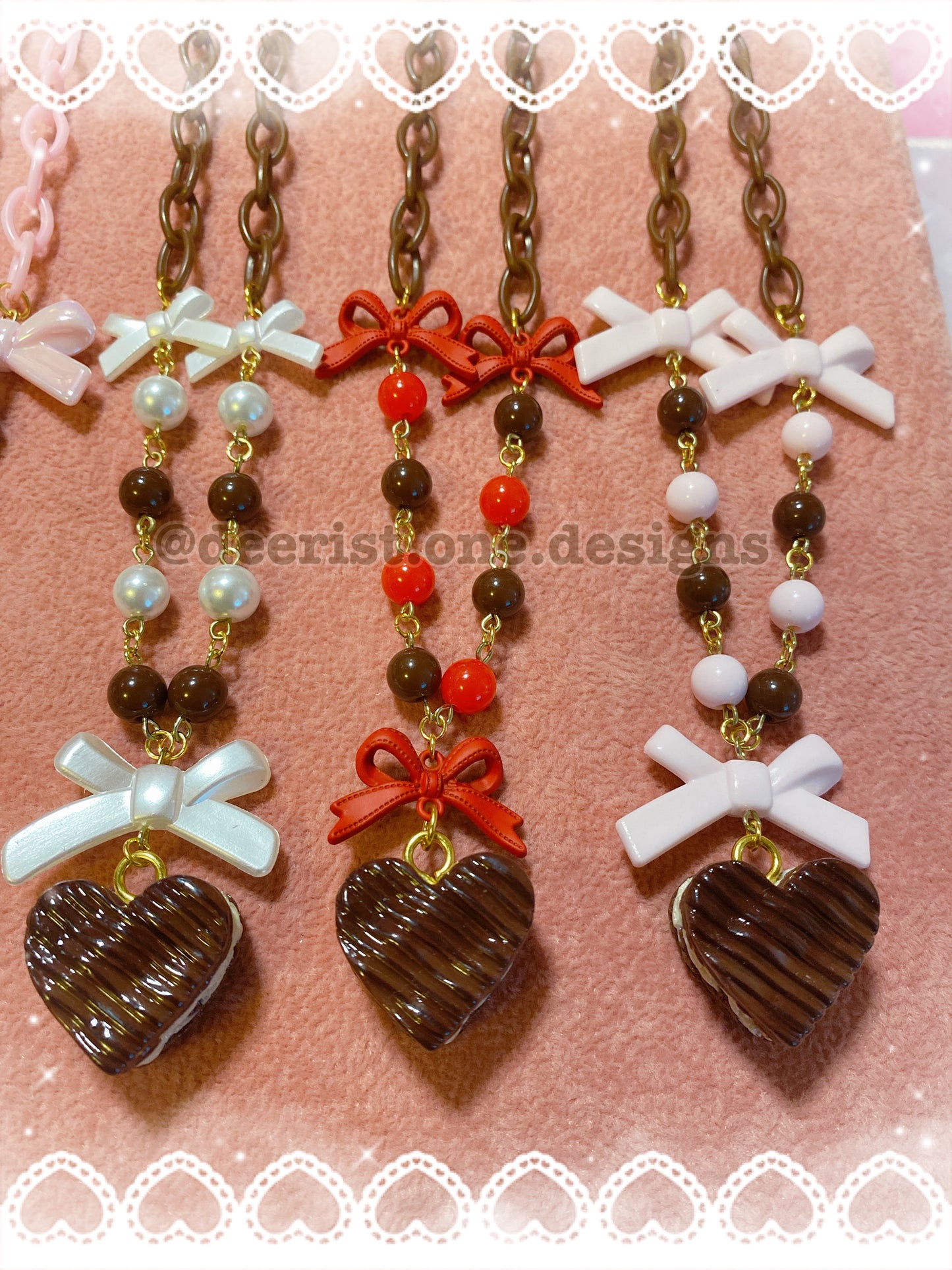 Heart Cookie Necklace