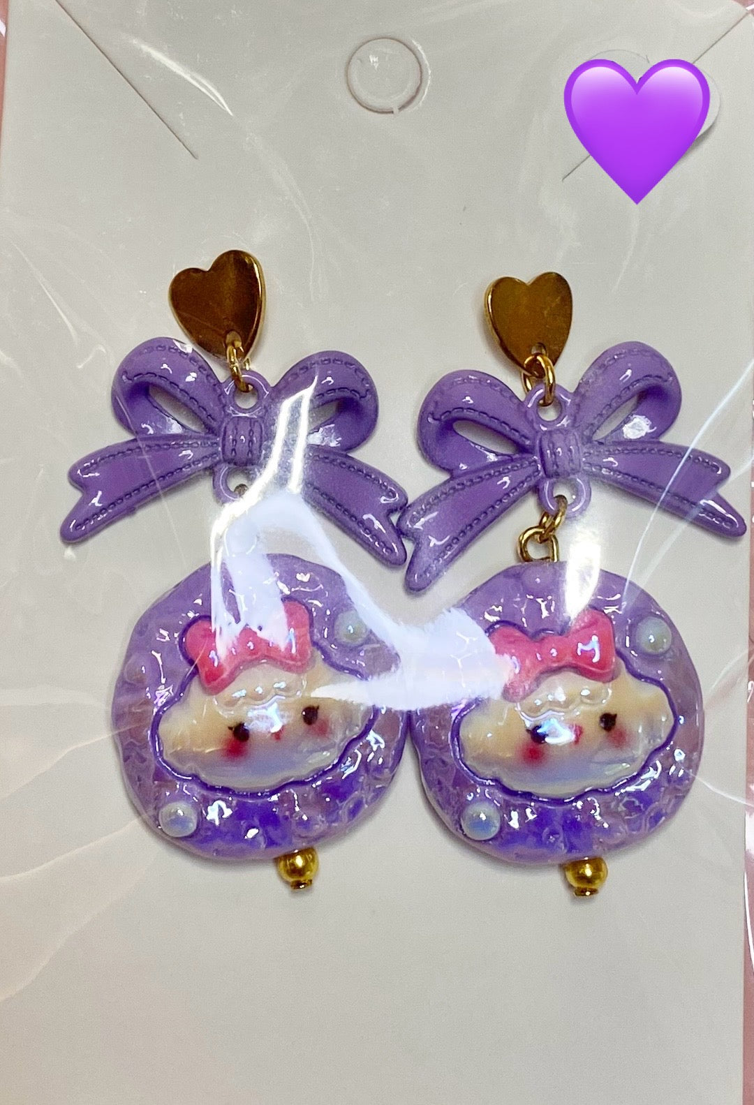 Puppy Cookie Earrings
