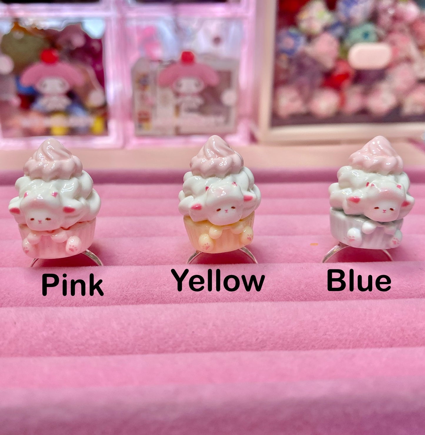 Lamb Cupcake Ring